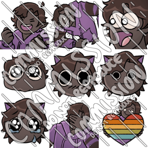 Fiverr Emotes Commission - Portfolio - Mikibagels.com