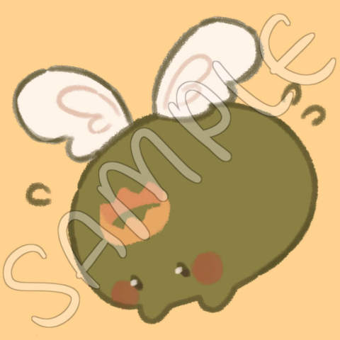 Angel Froggy Sticker - Portfolio - Mikibagels.com