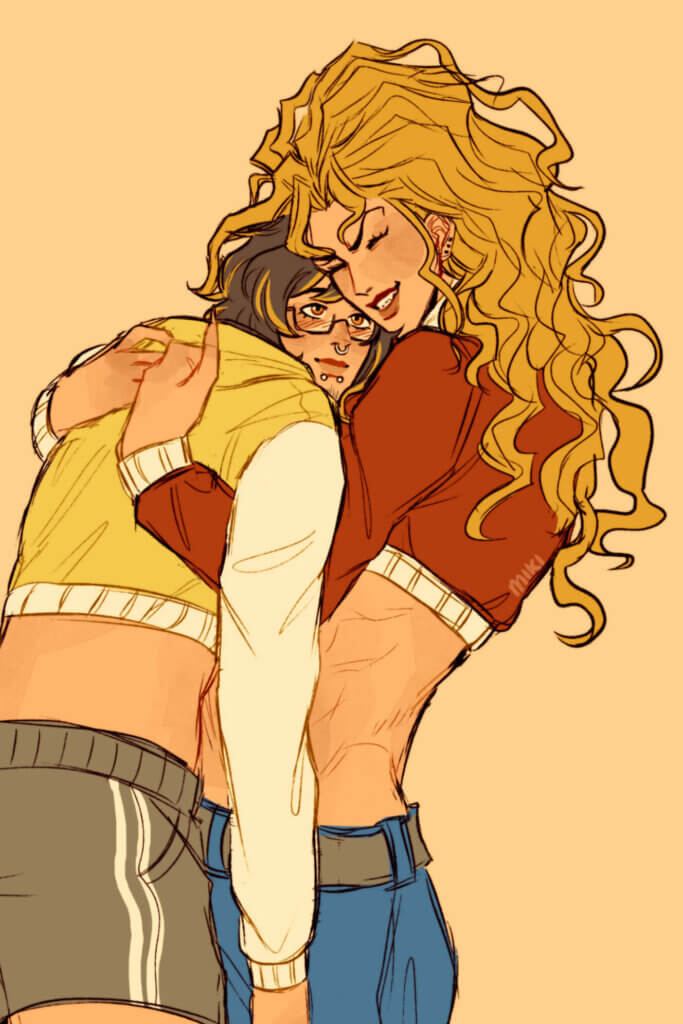 Commission: Half-Body, Simple Colour - Mikibagels.com